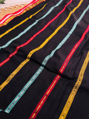 MIDNIGHT🖤✨HERITAGE SOFT MUL COTTON SAREE (SU 867)