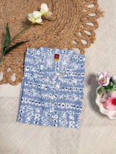 Light Blue Printed Short Kurti (SU 65)