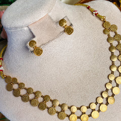 HERITAGE KASU MALA NECKLACE SET ( SJ 179)