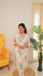 Rose poetry co-ord set