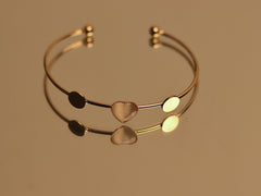 GOLD PLATED CUFF BRACELETS SJ 155