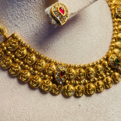 REGAL LAKSHMI HERITAGE CHOKER SET ( SJ 210)