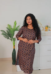 Dark Blue Kurtha Top (SU 150)