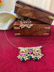 Tamil invisible elephant necklace ( SJ 31)