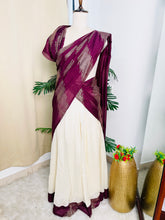 Vedhika Dark Purple Dhavani Set