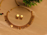 Antique Tribal Coin Necklace Set (SJ 198)