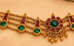 Antique Emerald Ruby Choker Set (SJ 191)