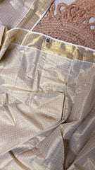 Ready to Wear Golden Tissue Saree (SU 798)