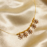 SNOWFLAKE SPARK INVISIBLE NECKLACE (SJ 213)