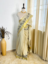 KERALA FOLK ART✨🌼 TISSUE KASVU SAREE(SU 789)