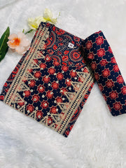 Brick Red Kurtha 2 piece Set - SU 34