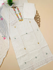 Hakoba Salwar Suit With Floral Works (SU 223)