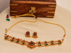 Antique Emerald Ruby Choker Set (SJ 191)