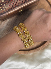 Lakshmi Pearl Antique Bangles - set of 2 (SJ 170)