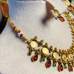 VAIDEHI✨ANTIQUE NECKLACE SET (SJ 176)