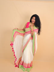 MAYURA 🌺 MUL COTTON SAREE (SU 760) 🔴Pre Booking🔴 - Product dispatch on 20th July