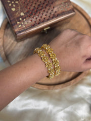 Lakshmi Pearl Antique Bangles - set of 2 (SJ 170)