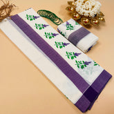 Mulloth Thulasi Print Set Mundu - Traditional Wear