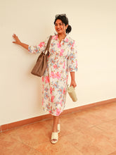 ROSE & ASH FLORAL DRESS WITH TIE