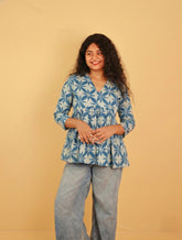 BLUEBELL LEAFY SHORT KURTHI (SU 680)