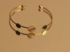 GOLD PLATED CUFF BRACELETS SJ 155