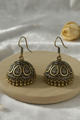 Carved Vintage Jhumka ( SJ 101 )