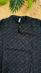 Black Kurtha Top - Casual Wear (SU 26)