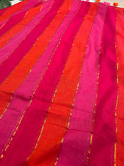 ANIKA🧡❤️DUAL SHADE SOFT MUL COTTON SAREE (SU 869)