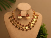 Antique Three Layer Coin Choker Set (SJ 202)