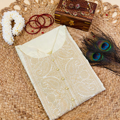 Golden print Kurthi Top - Festive Wear (SU 58)