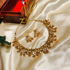 Aanya Heritage Gold-Toned Set ( SU 178)