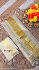 Ready to Wear Golden Tissue Saree (SU 798)