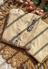 Ebony beige co-ord set (SU 311)