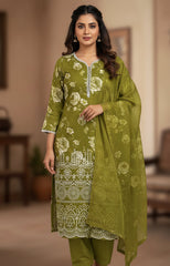 Green Silk salwar suit (SU 127)