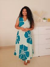 OCEAN FLORAL CO ORD SET (SU 655)