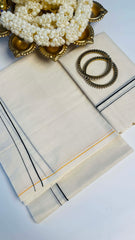 Puliyilakkara black set mundu (SU 488)