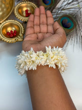 Scented Artificial Jasmine Flower Scrunchie