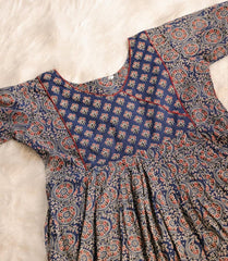 BLUE AJRAKH 3 PIECE SET (SU 244)