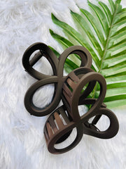 MANDARA HAIR CLAW CILP COFFEE BLACK ( SJ 75 ) ( 1 count )