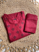 RED TWO PIECE SET ( SU 425 )