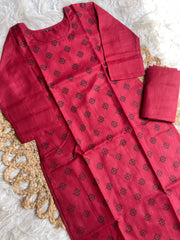 RED TWO PIECE SET ( SU 425 )