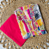 YELLOW AND MAGENTHA COLOUR 2-piece set (SU 43)