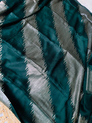 GREEN GLITCH SAREE (SU 468)
