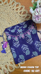 INDIGO CHARM TOP (SU 437)