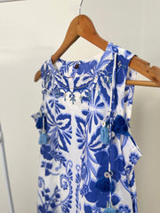 WHITE INDIGO CHARM TOP (SU 431)