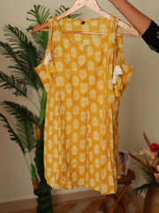 YELLOW SHORT KURTHI (SU 356)