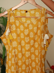 YELLOW SHORT KURTHI (SU 356)