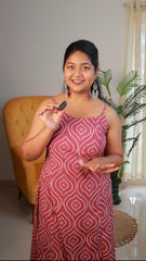 MAGENTA IKAT  CO ORD SET (SU 409)