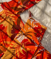 REDDISH ORANGE CO ORD SET (SU 316)