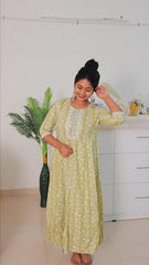 JAIPUR LIGHT GREEN FROCK TOP (SU 181)
